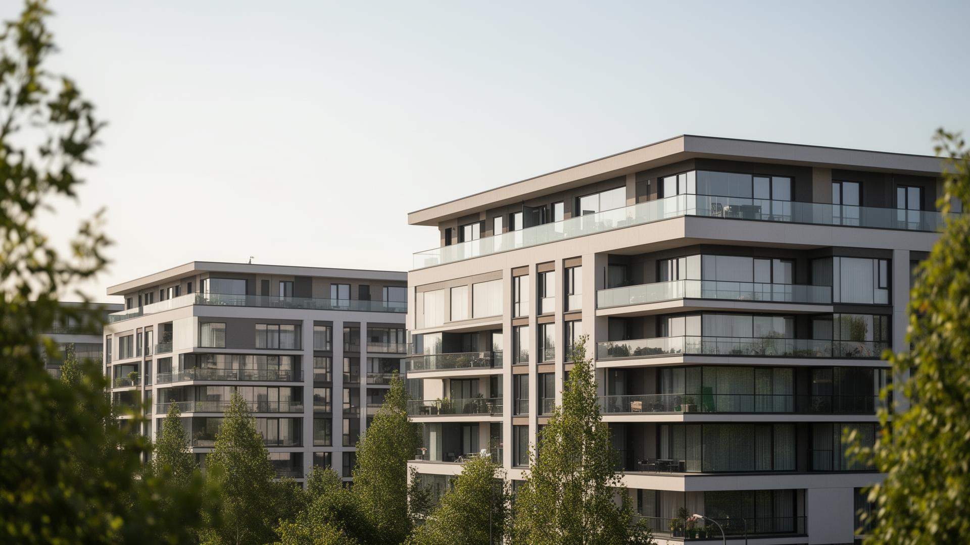 Modern appartementencomplex